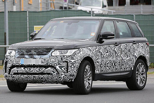 Обновленный Range Rover Sport впервые заметили на испытаниях