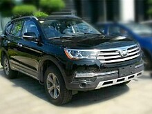 Lifan X80 показался на новых фото
