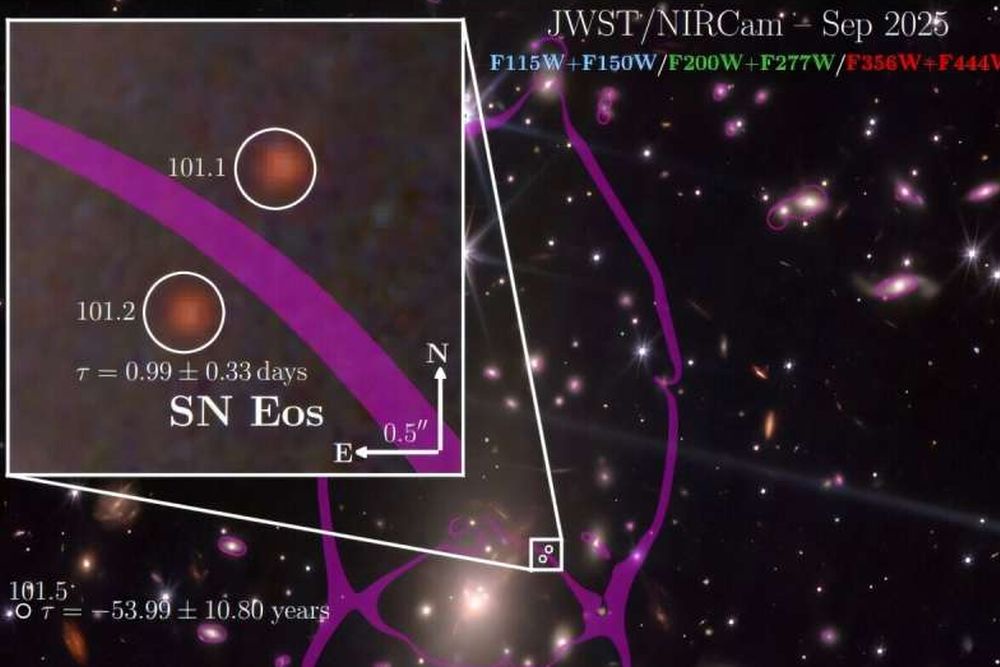 Древнейшая сверхновая рассказала о первых эпохах Вселенной