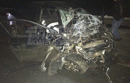 Под Тюменью водитель легковушки погиб в лобовом ДТП с грузовиком