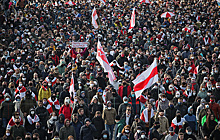 Оппозиция собрала на марш в Минске порядка 10 тыс. человек. Задержаны десятки участников
