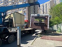 В Ростове продолжают демонтировать незаконные НТО