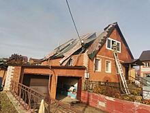 В селе Усть-Ножовое загорелся жилой дом