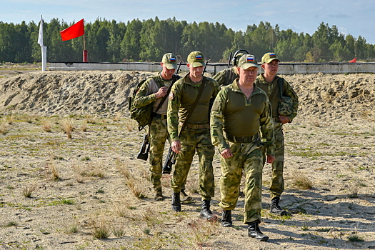 Российская команда начала выступление на международном конкурсе «Снайперский рубеж» в Белоруссии