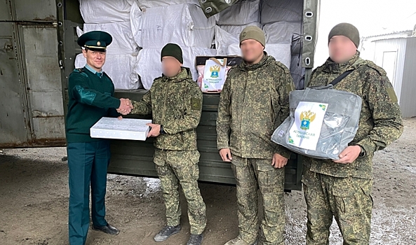 Военнослужащим передали конфискованные в Волгоградской области изделия для сна