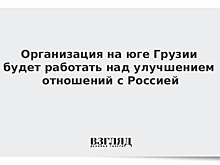 В Грузии основали организацию для улучшения отношений с Россией