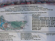 В парке «Усадьба Воронцово» начались работы по прокладке тепловых сетей