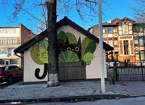 В центре Зеленоградска появятся новые граффити с котами