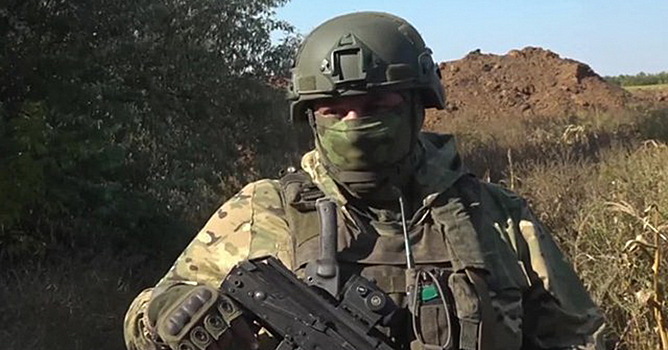 Минобороны: офицер Иван Калашников обратил в бегство украинских штурмовиков, пытавшихся захватить опорный пункт ВС РФ