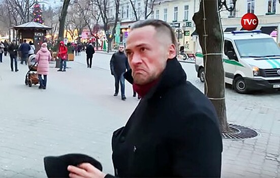 Рыдающий на улице актер-каратель Пашинин испугал украинцев