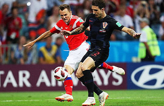 Исторический матч: Россия — Хорватия. Счет открыт в пользу России 1:0