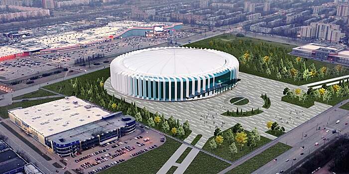 "СКА-Арена" представила концепцию стадиона для ЧМ-2023 по хоккею в Петербурге