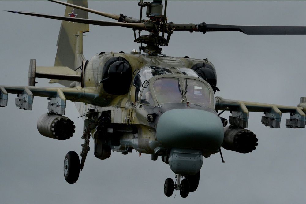 Вертолет Ка-52 Аллигатор увернулся от украинской ракеты