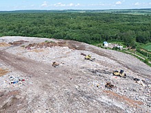 Над мусорным полигоном «Скоково» запустили квадрокоптер: что удалось разглядеть