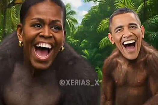 Трамп осудил опубликованное в его аккаунте видео обезьяны с лицом Обамы