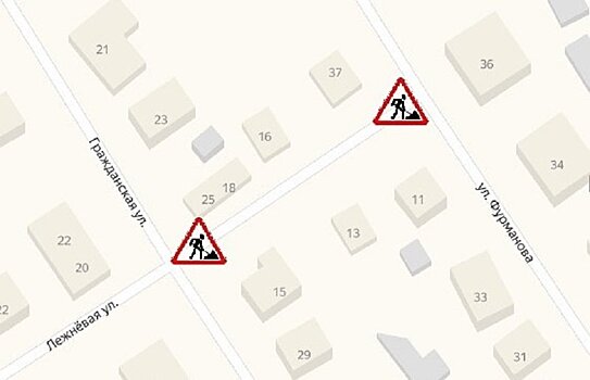 Улица в Петрозаводске перекрыта из-за прокладки теплотрассы