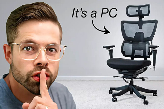 Блогер встроил игровой ПК прямо в компьютерное кресло