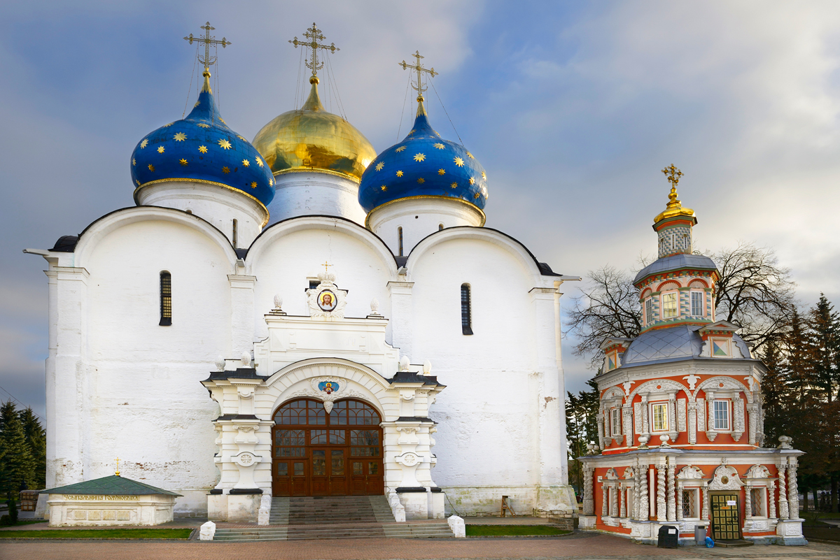 Успенский собор, Троице-Сергиева лавра, Сергиев Посад, Московская область, Россия, Европа