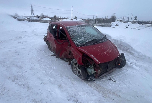 В лобовом ДТП в Омском районе пострадали четыре человека, в том числе двое детей