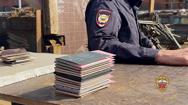 Полиция Москвы выявила шесть мигрантов, которые незаконно работали на стройке на Сиреневом бульваре