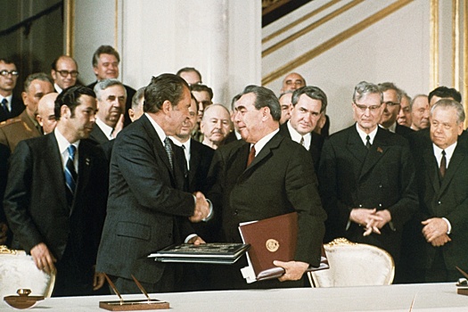 22 мая 1972 года президент США впервые в истории приехал в Москву