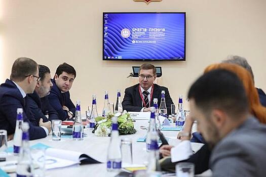 Мутко, Якушев и Стасишин рассказали на ПМЭФ о задачах строительной отрасли