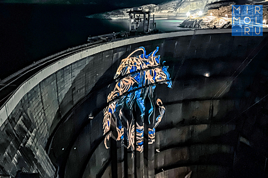 Художник Покрас Лампас сделал уникальные снимки Чиркейской ГЭС на камеру телефона