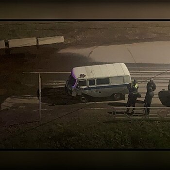 В Нововятске машина ППС попала в ДТП