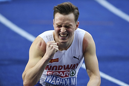 Норвежец Карстен Вархольм установил рекорд мира в беге на 300 метров с барьерами