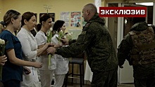 Военнослужащие группировки «Восток» поздравили медсестер отряда спецназначения с 8 марта