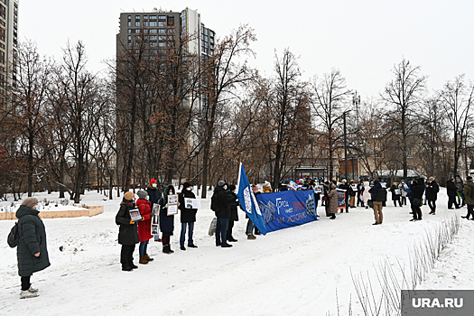 На защиту аэропорта Уктус в Екатеринбурге вышли 30 человек