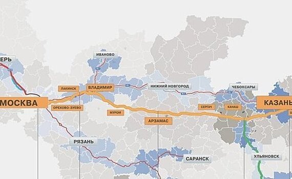 Стоимость строительства трассы М-12 Москва — Казань изменится из-за удорожания металла и битума