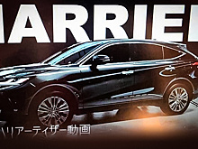Внешность нового Toyota Harrier рассекретили на видео