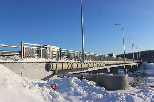 В Малопургинском районе отремонтировали автомобильный мост