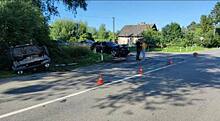 В Полесском районе столкнулись две машины