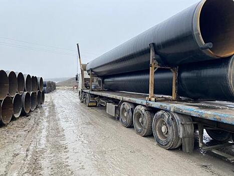 «РЖД Логистика» осуществляет перевозку стальных труб для строительства магистрального газопровода в Самарской области