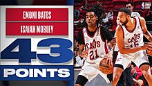 43 очка Мобли и Бэйтса помогли «Кливленду» обыграть «Бруклин» в матче Летней лиги НБА