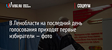 В Ленобласти на последний день голосования приходят первые избиратели — фото