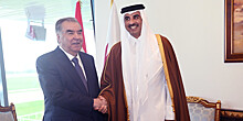 Президент Таджикистана и эмир Катара обсудили сотрудничество стран