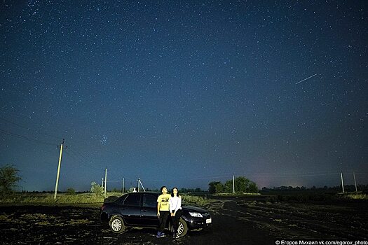 Саратовский фотограф запечатлел любовь и Персеиды