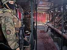 В Благовещенске загорелся передвижной автобус-музей "Победа"