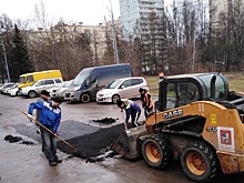 В районе Савёлки полным ходом идёт уборка территории