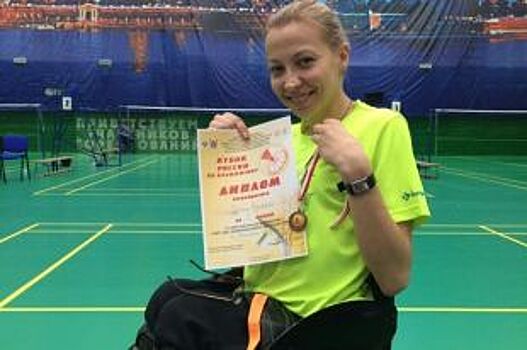 Ирина Кузьменко стала чемпионкой страны по парабадминтону