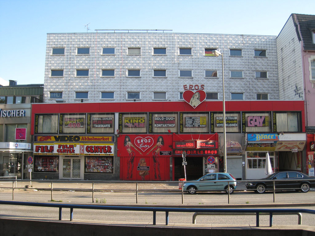 Улица Рипербан, Гамбург, Германия, Европа