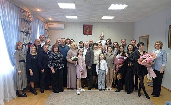 Курская пара отметила жемчужную свадьбу вместе со своими родителями и детьми