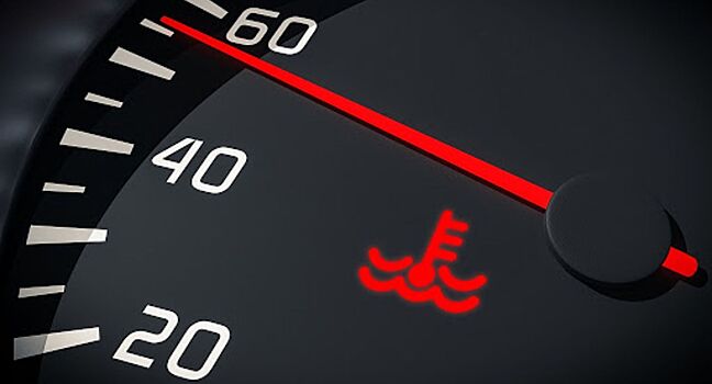 Почему загорается значок температуры и что делать?