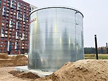 Резервуар чистой воды FLAMAX установлен в жилом комплексе в Подмосковье
