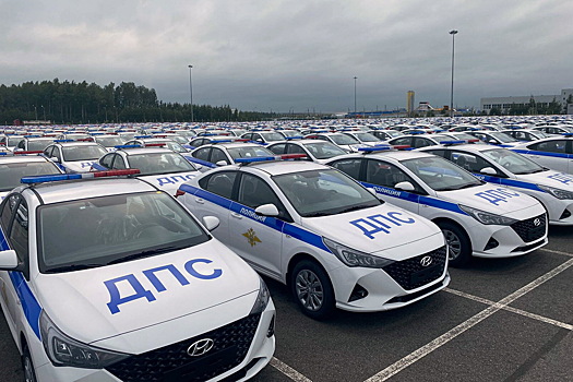 Автопарк ГИБДД России пополнился огромной партией Hyundai Solaris