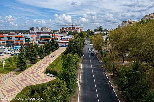 В городском округе Ступино отремонтировали 75 километров дорог