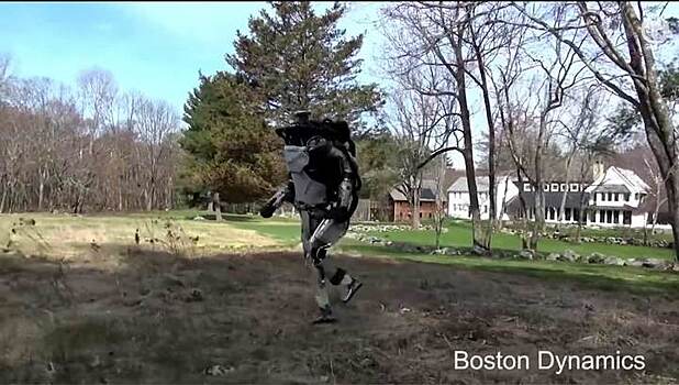 Видео: робот-гуманоид Atlas научился бегать